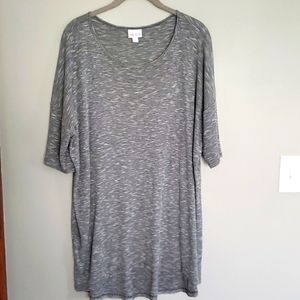 LuLaRoe Silver/Gray Irma M Tunic